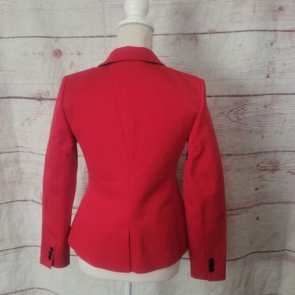 Banana Republic Classic Fit Red Blazer Size 0 NWT - Picture 3 of 7